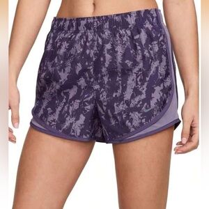 Nike Womens Tempo One Printed Running Shorts Daybreak/Gravity Purple Medium